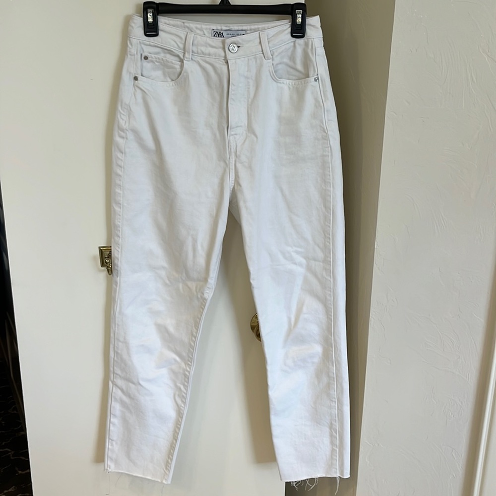 Zara White Jeans